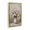 Stupell Industries Vintage Still Life Daisies Floater Framed Canvas Wall Art Design by LSR Design Studio